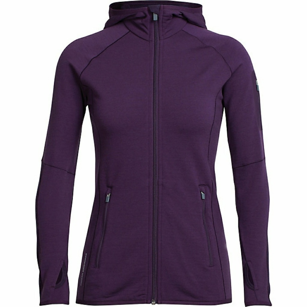 Icebreaker xl atom long sleeve hoodie zip